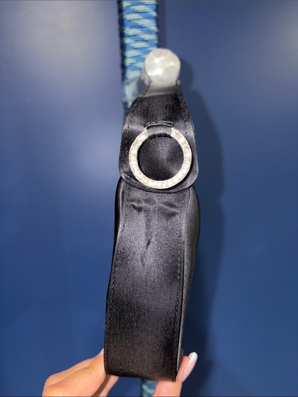 Cache - Y2K Black Mini Rhinestone Handbag - Picture 5 of 13